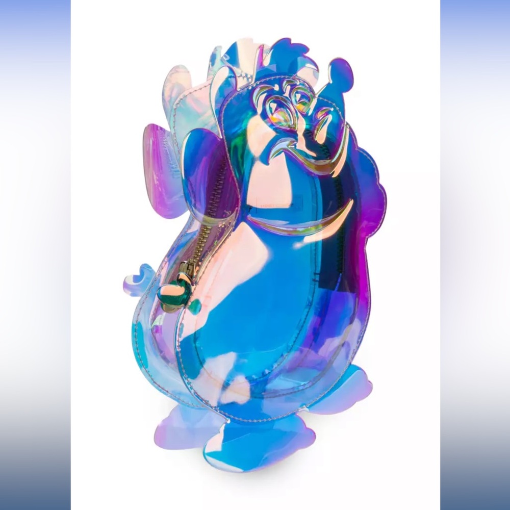 NWT- Stoney Clover Lane x Disney – Cinderella Gus Pouch Blue Iridescent Clear